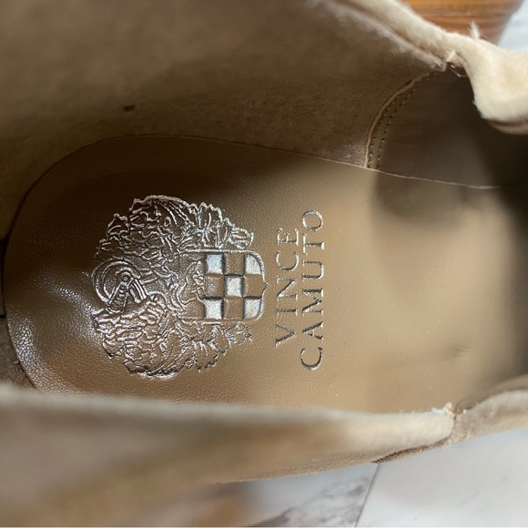 Vince Camuto Gigietta Tan Suede Bootie 11M - Picture 13 of 15